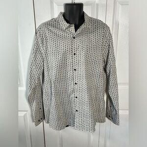 NWT A-Frame Stockholm Stretch Poplin Off White Long Sleeve Shirt